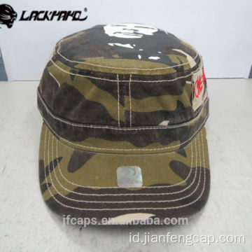 Warna-warni topi panas militer 100% katun nyaman